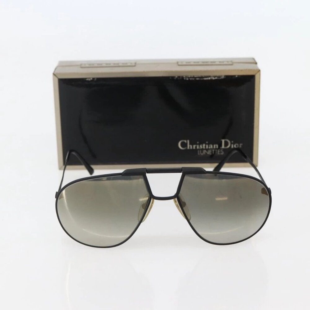 Christian Dior Sunglasses plastic Black Auth